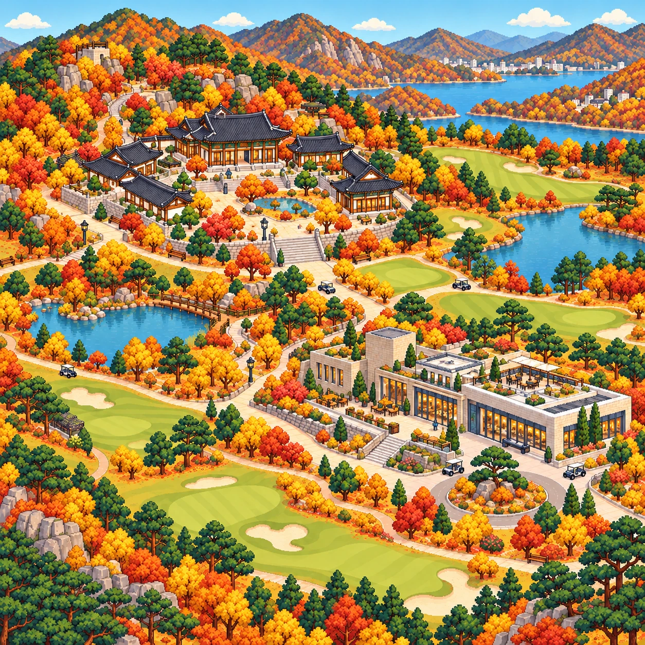 Chuncheon-si, A place to rest in the foothills of Chuncheon's mountains.