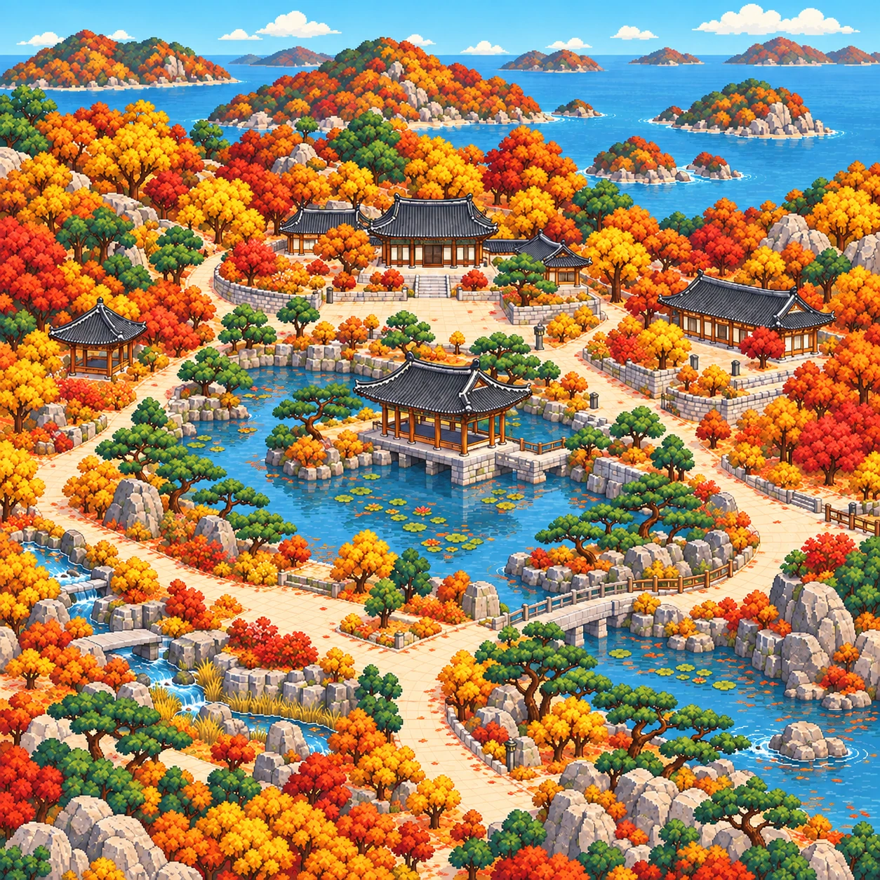 Wando-gun, Yun Seondo Garden on Bogil Island.