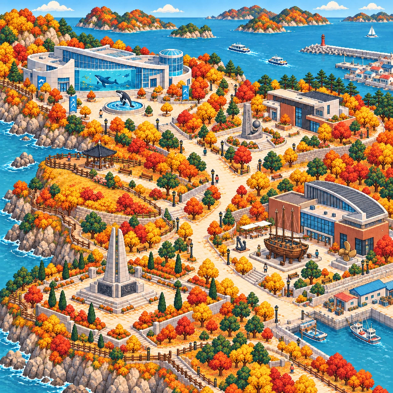 Geoje-si, Discover exhibitions and entertainment by the coast in Geoje-si.