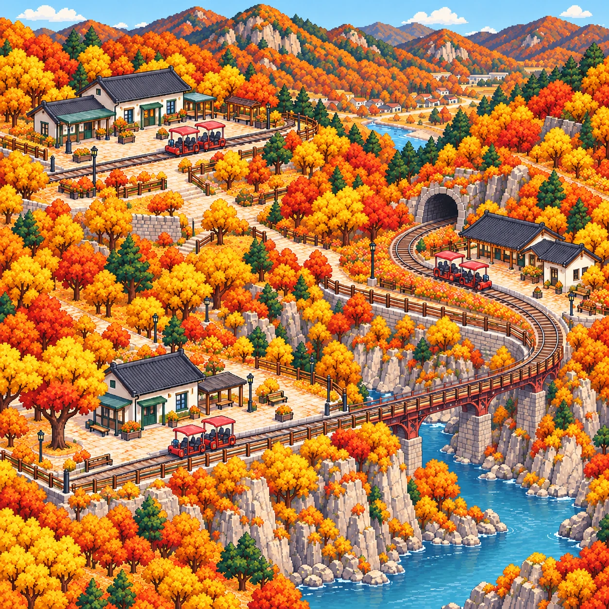 Mungyeong-si, Take a rail bike trip in Mungyeong-si.