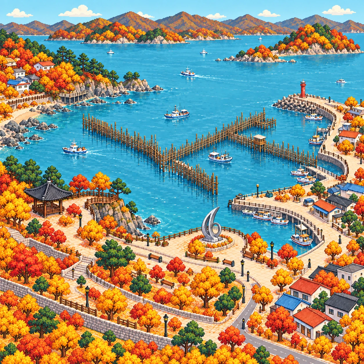 Sacheon-si, Enjoy the coast at Silan in Sacheon-si.