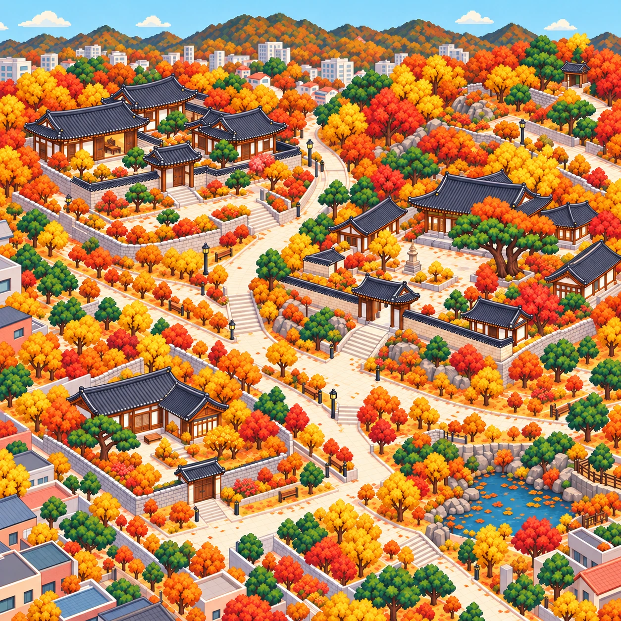Seongbuk-gu, Korean Furniture Museum and Gilsangsa Temple.