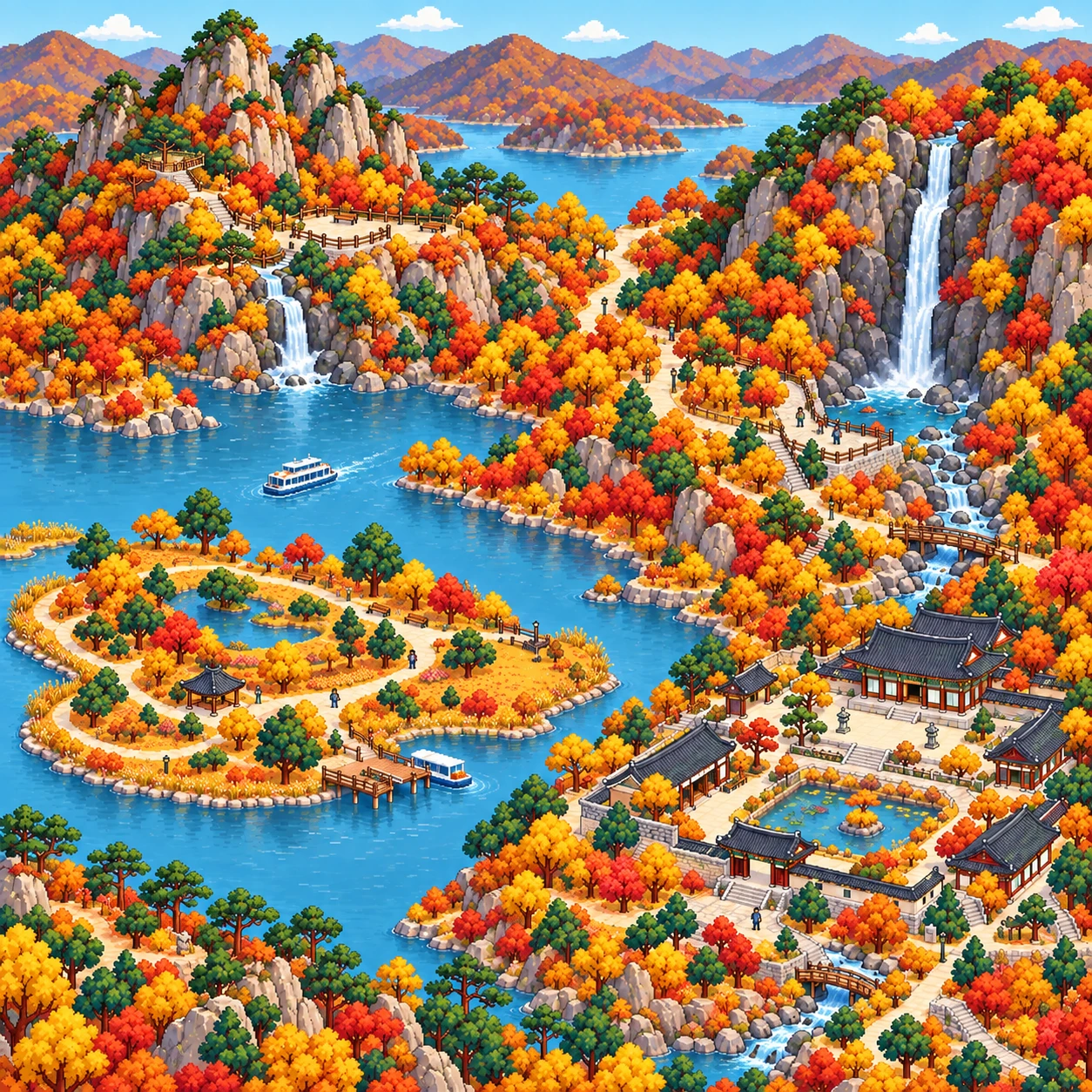 Chuncheon-si, Lakes and waterfalls in Chuncheon.