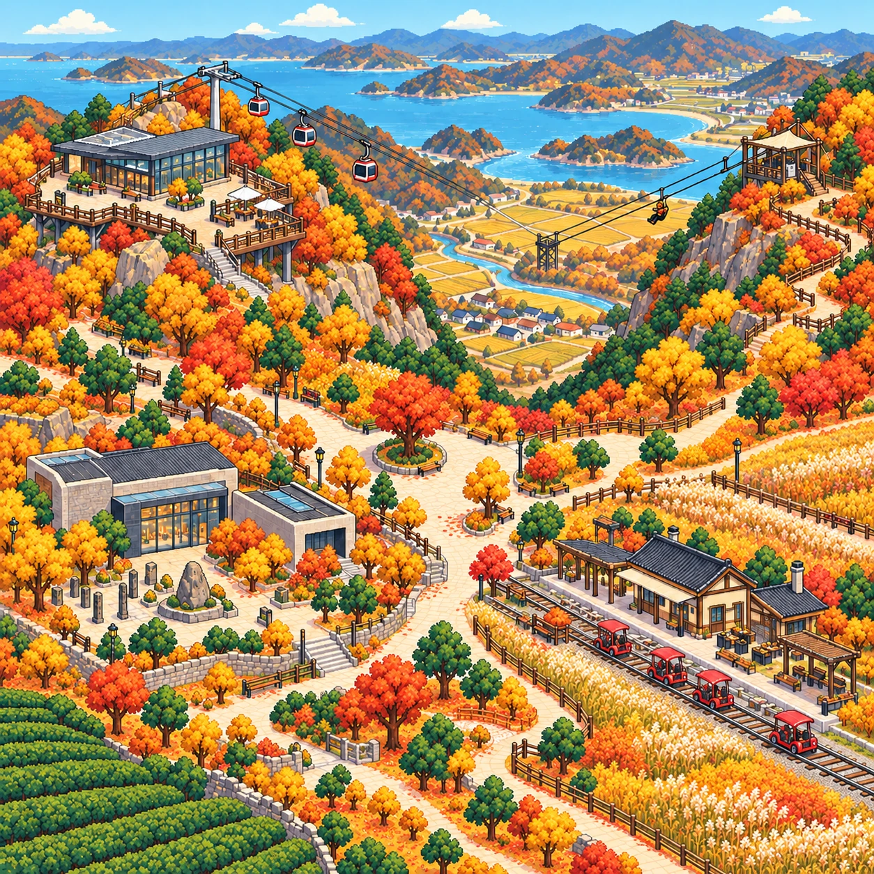 Hadong-gun, Explore mountains and fields in Hadong-gun.