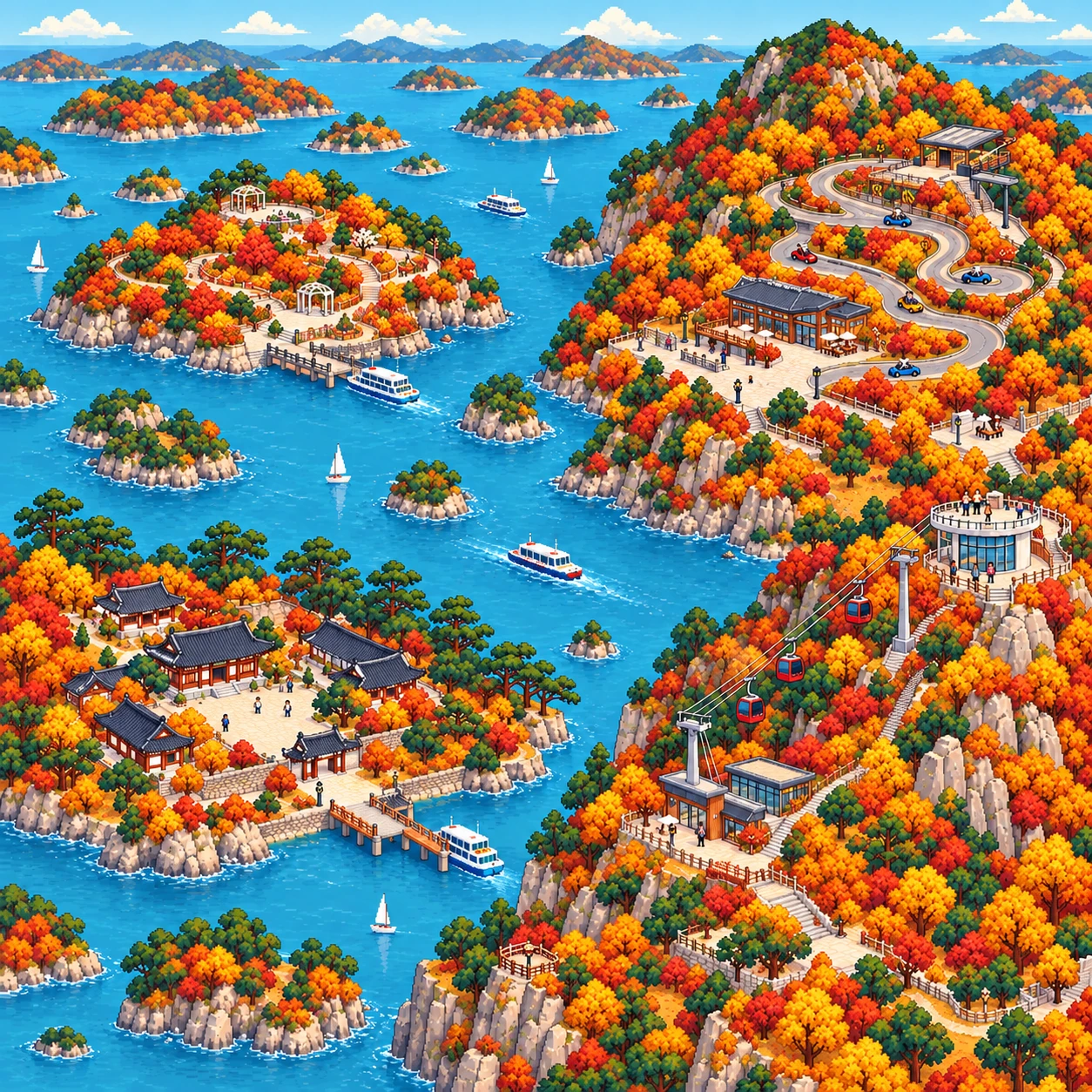 Tongyeong-si, Discover Mireuksan Mountain and the islands of Tongyeong-si.